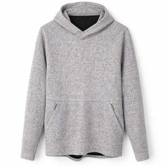 lululemon athletica Other - Lululemon Textured Fleece Pullover Hoodie Gray Black Speckled Sz M